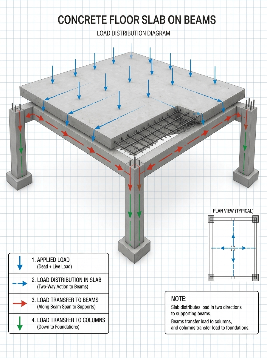 Two Way Slab With Beams