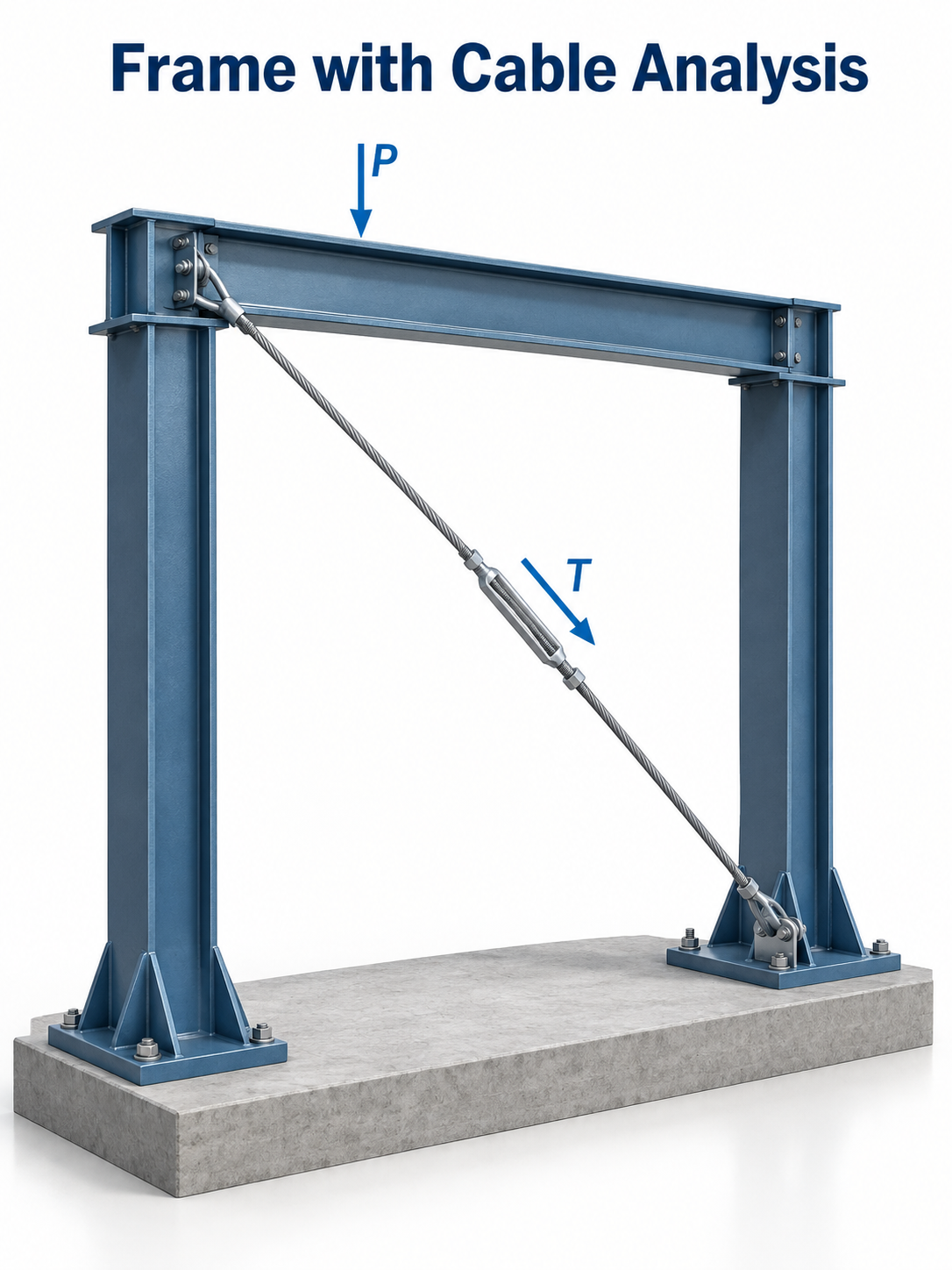 Frame with Cable Analysis