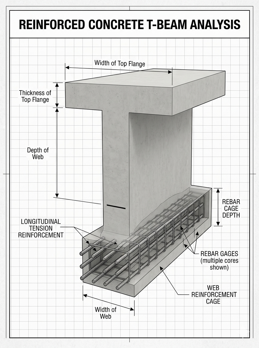 T section - Irregular section
