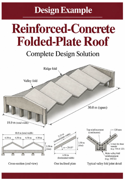 Reinforced-Concrete Folded-Plate Roof