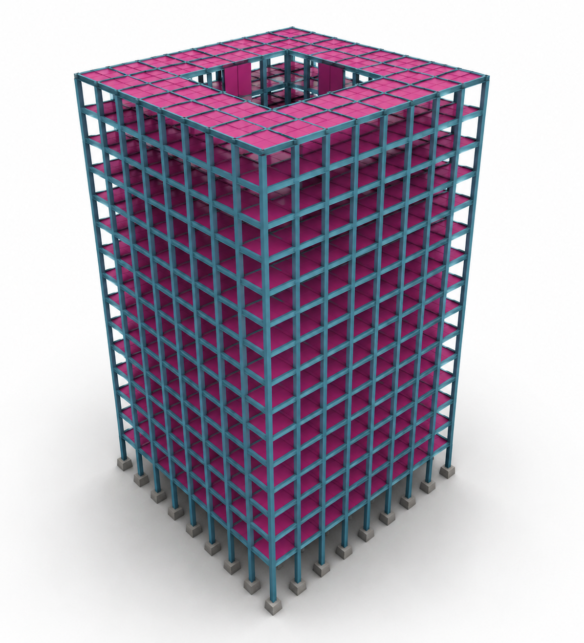 18 story Steel Building in Eartquake Zone
