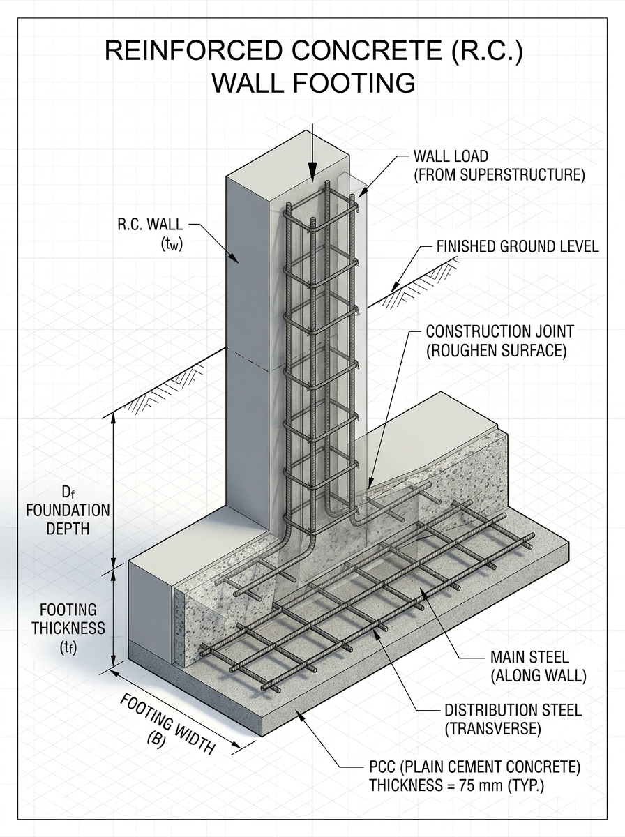 Wall Footing